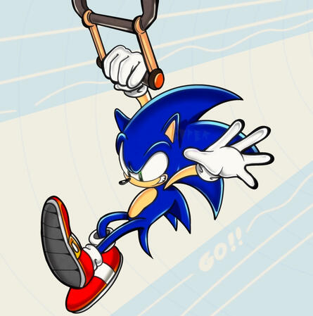 Sonic Adventure Styled Art